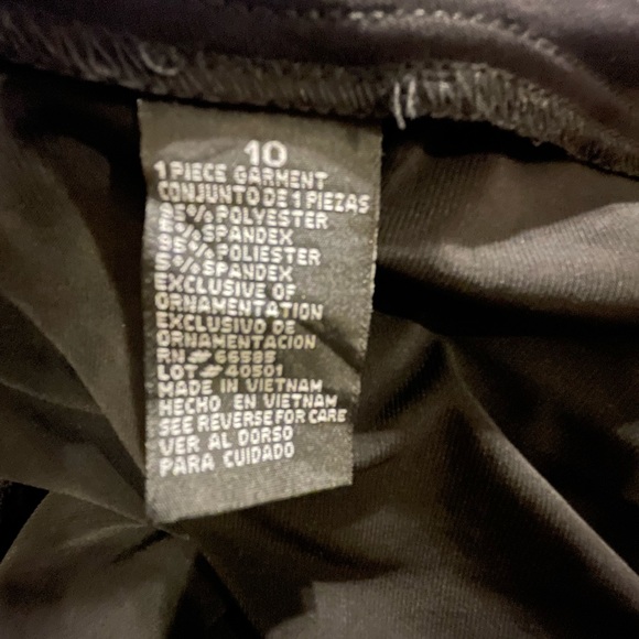 Perceptions New York Beautiful Black Silver Glittered Dress 10 FREE SHIP - Picture 4 of 5